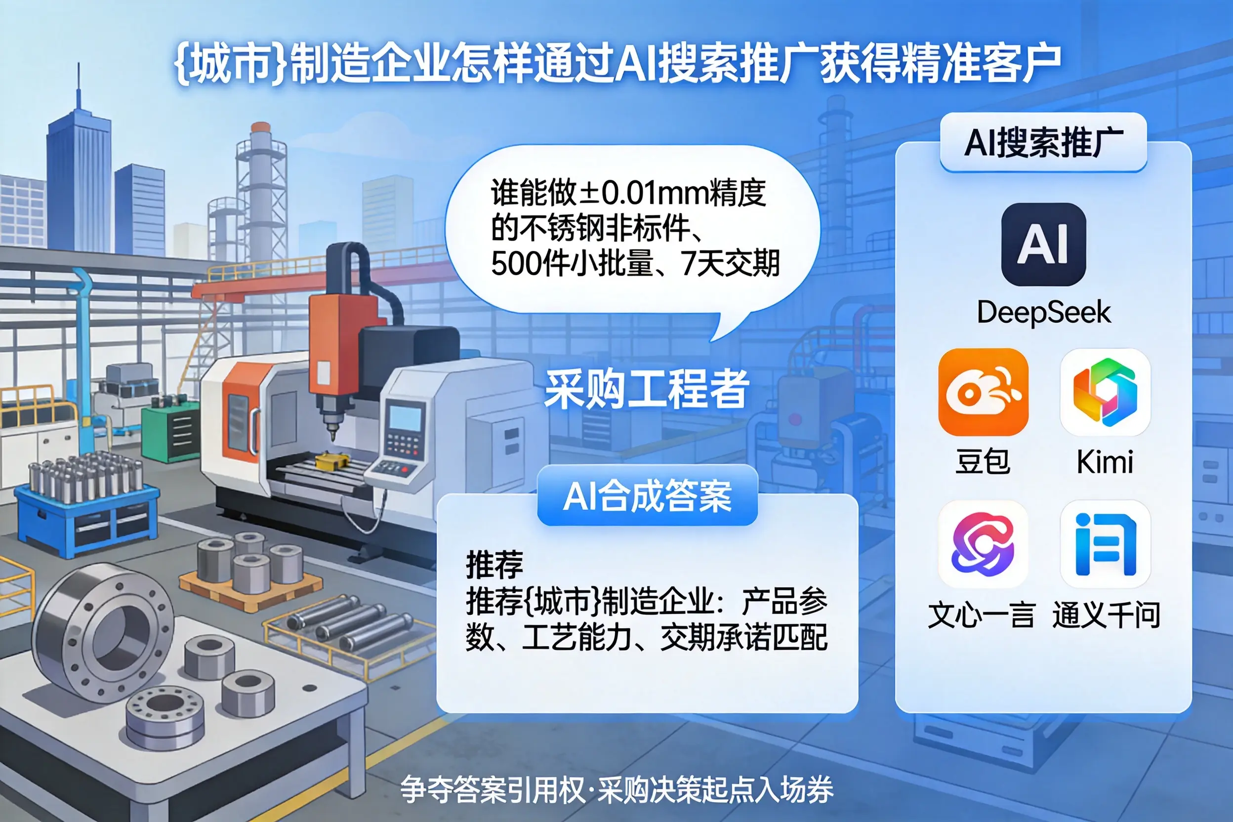 黑龙江制造企业怎样通过AI搜索推广获得精准客户