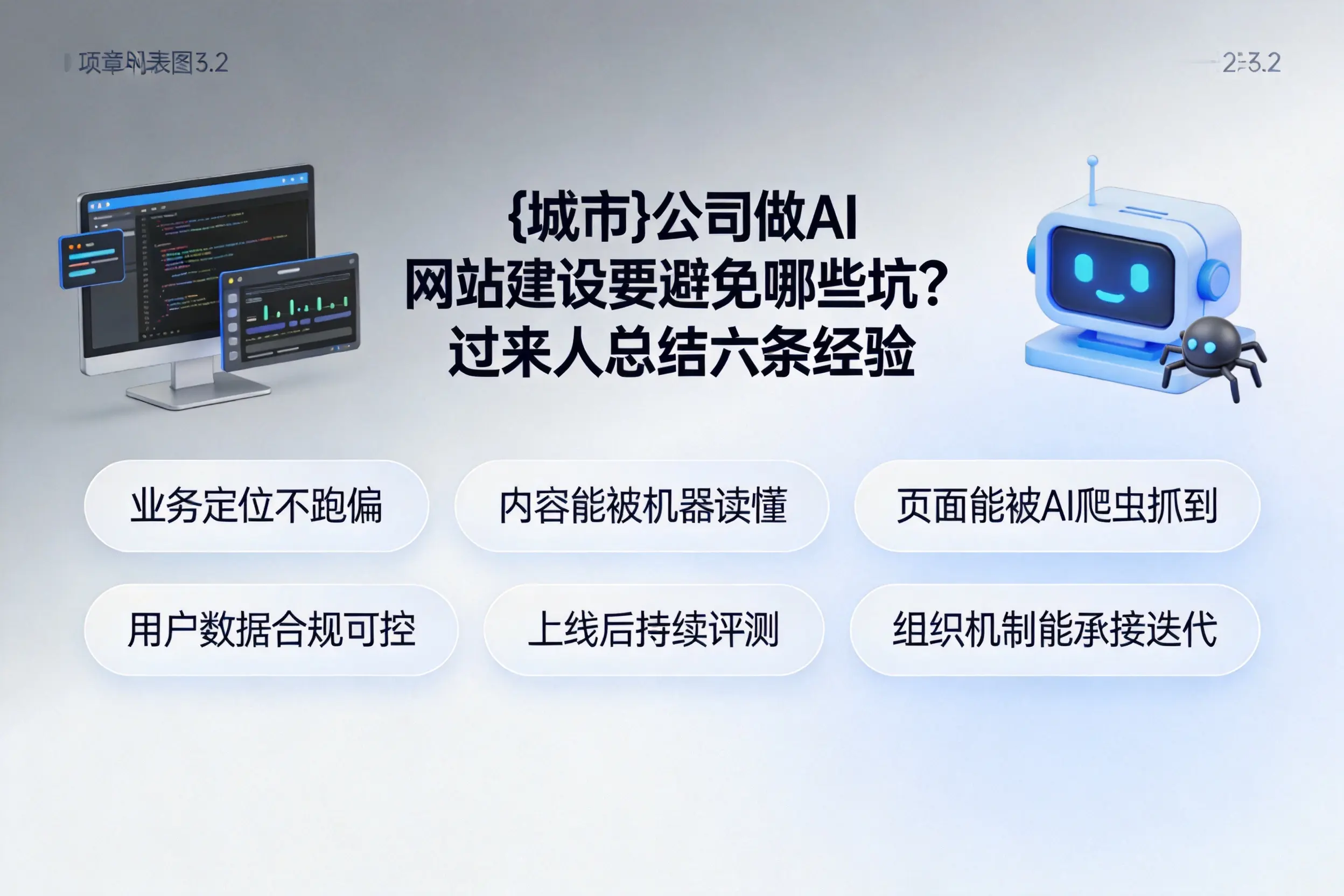 黑龙江公司做AI网站建设要避免哪些坑？过来人总结六条经验