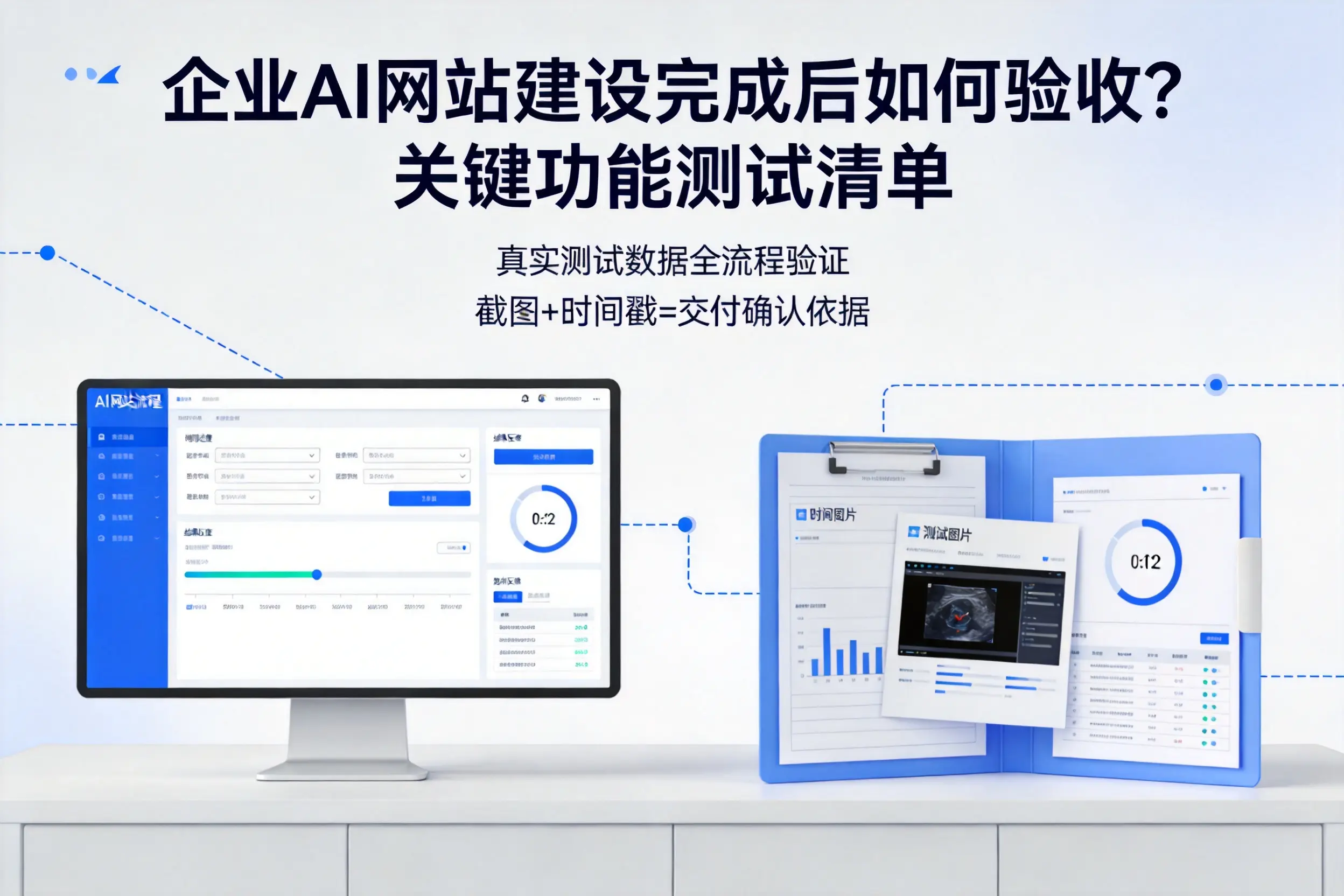 黑龙江企业AI网站建设完成后如何验收？关键功能测试清单
