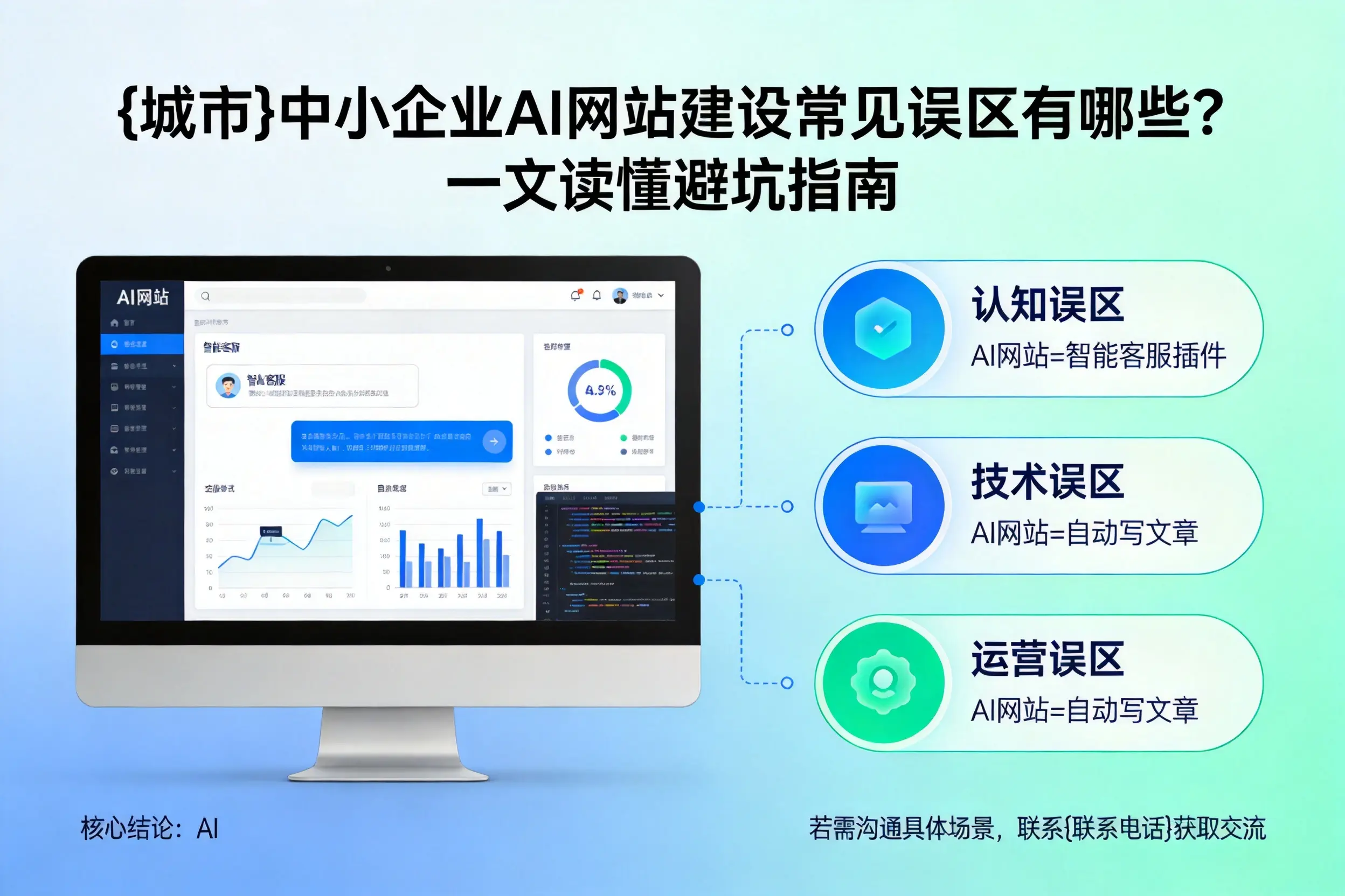 黑龙江中小企业AI网站建设常见误区有哪些？一文读懂避坑指南