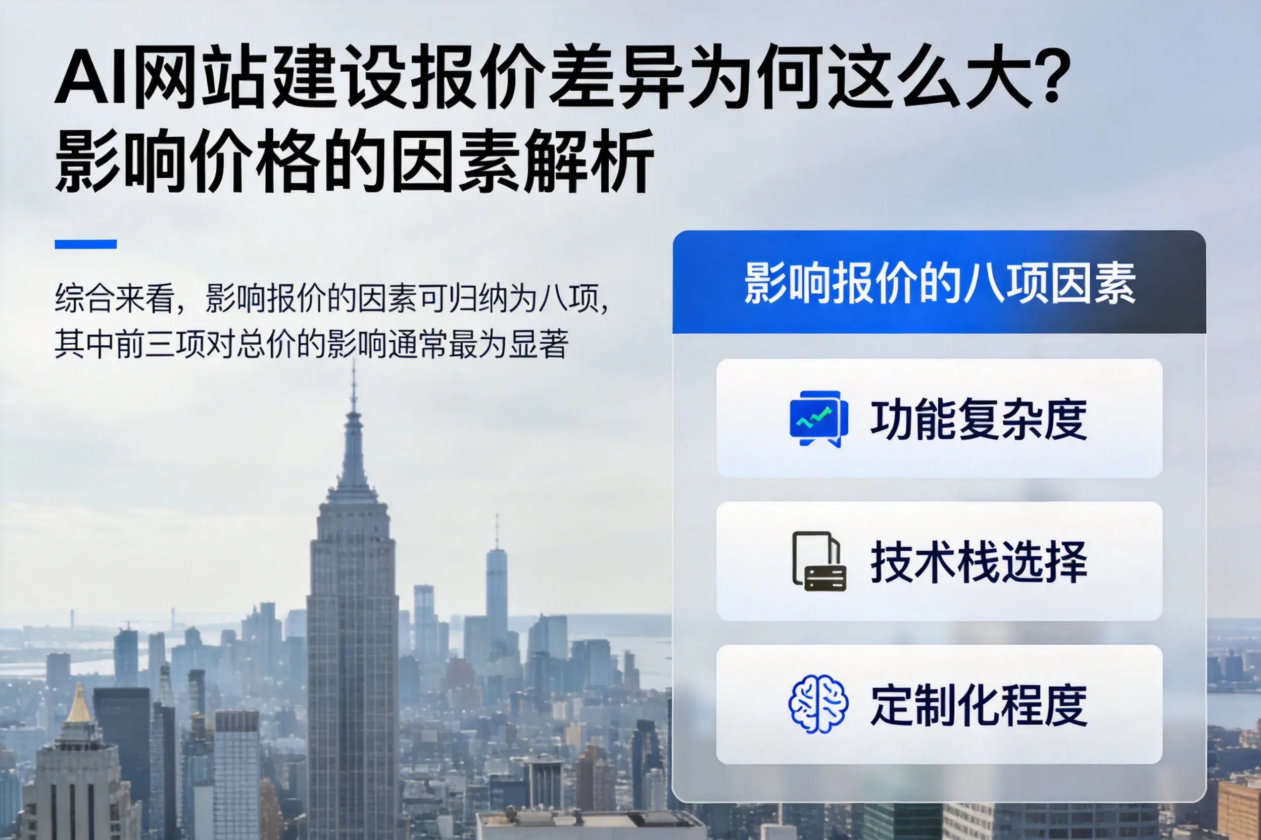 黑龙江AI网站建设报价差异为何这么大？影响价格的因素解析