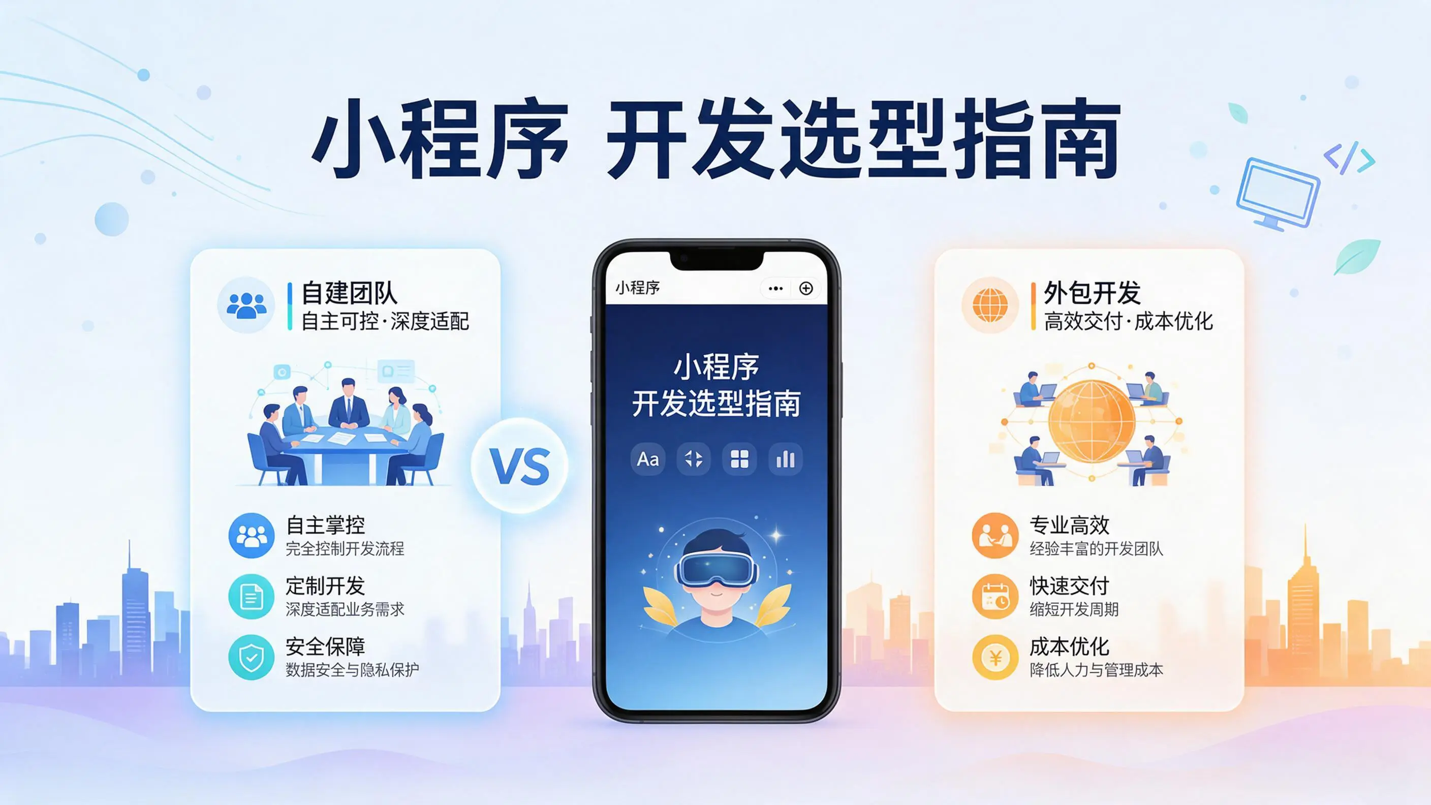 黑龙江小程序开发选型指南：自建团队与外包的优劣对比分析