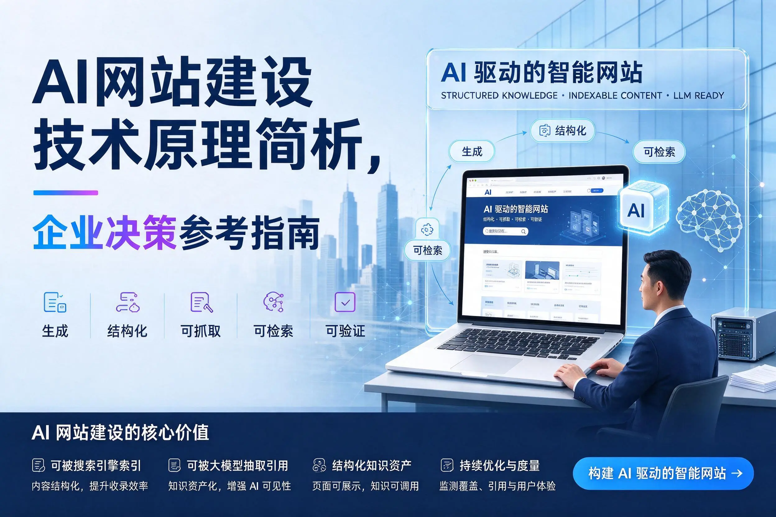 AI网站建设技术原理简析,黑龙江企业决策参考指南