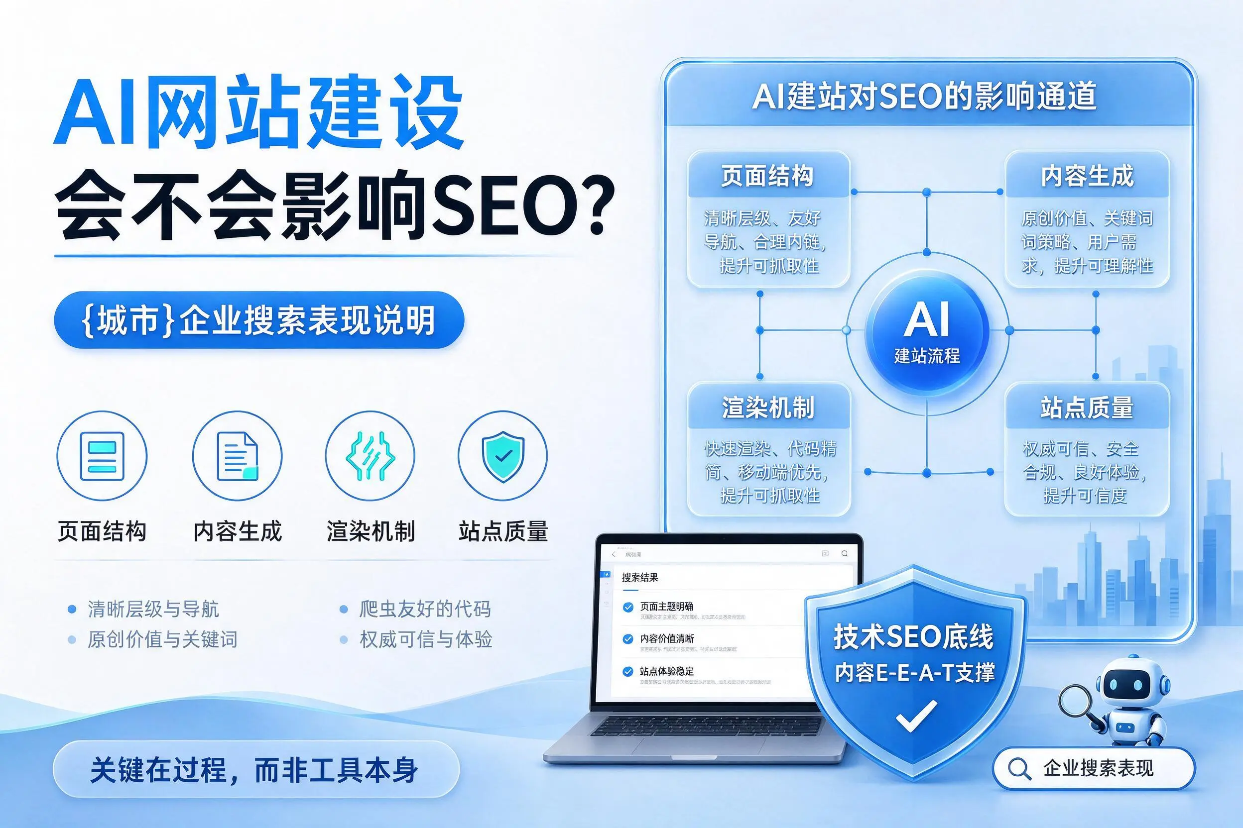 AI网站建设会不会影响SEO？黑龙江企业搜索表现说明