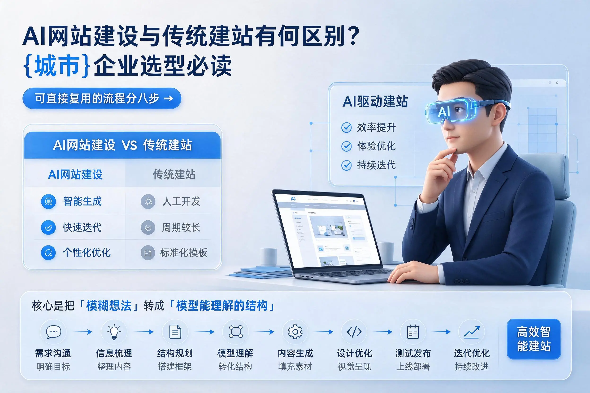 AI网站建设与传统建站有何区别？黑龙江企业选型必读