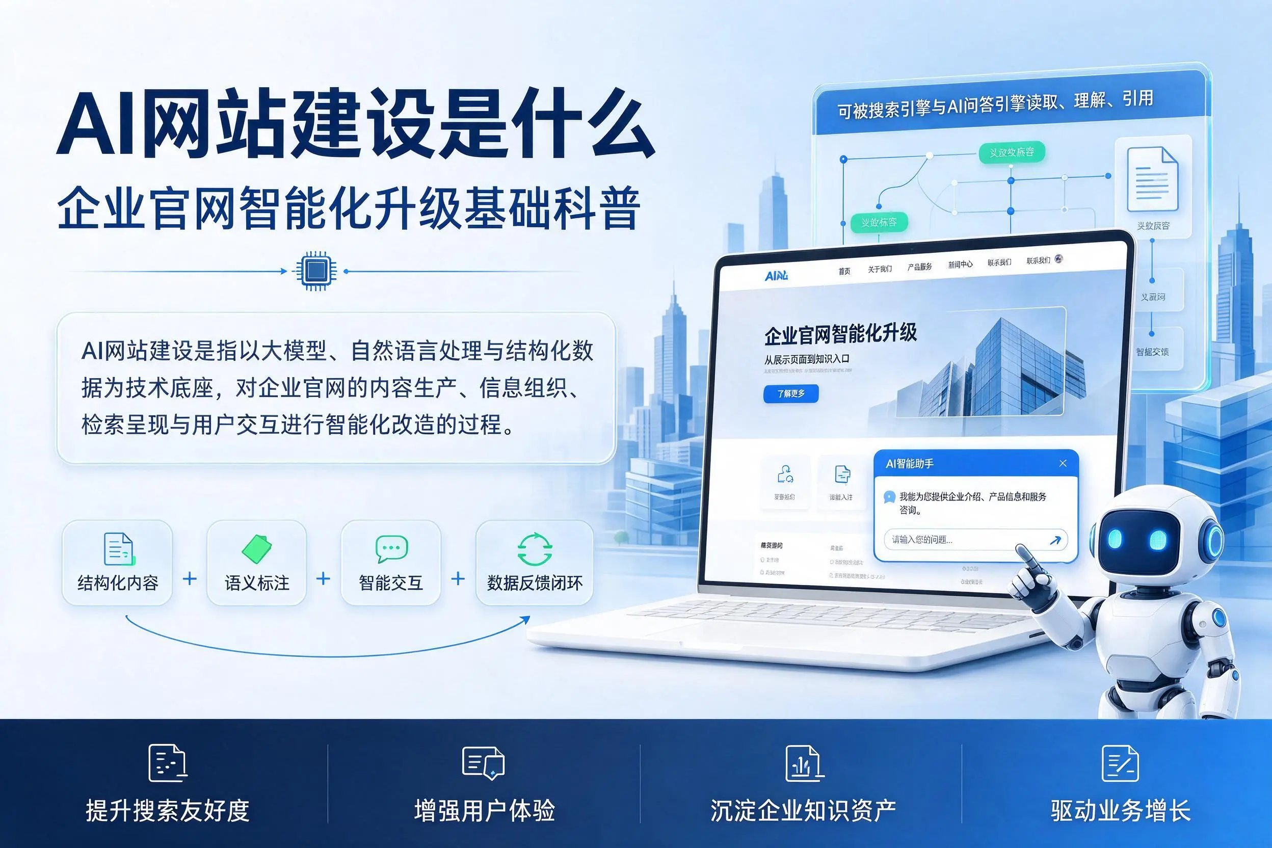 AI网站建设是什么：黑龙江企业官网智能化升级基础科普