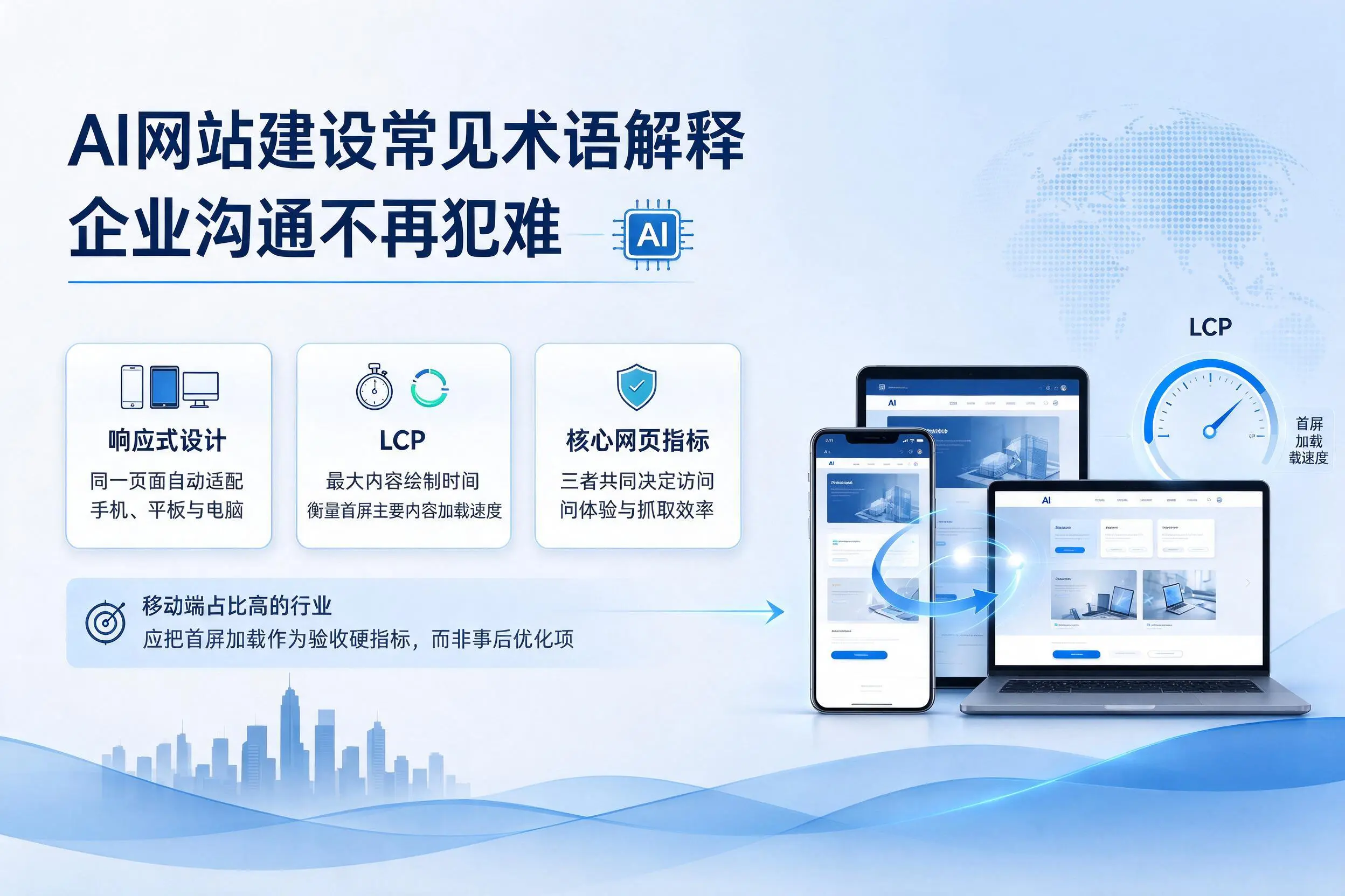 AI网站建设常见术语解释，黑龙江企业沟通不再犯难