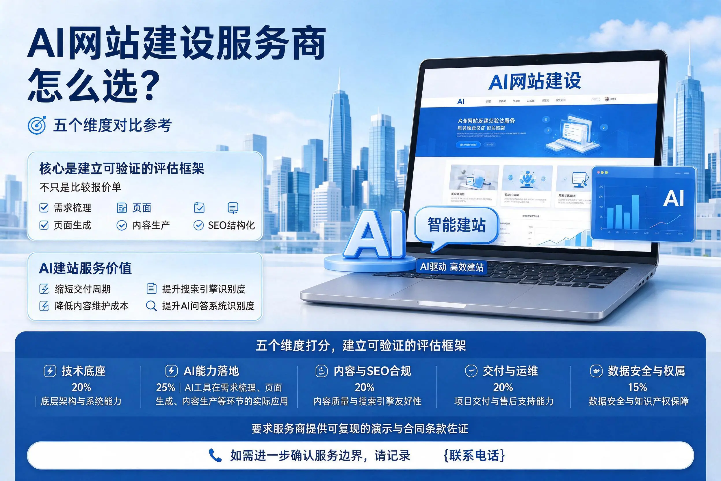 黑龙江AI网站建设服务商怎么选?五个维度对比参考