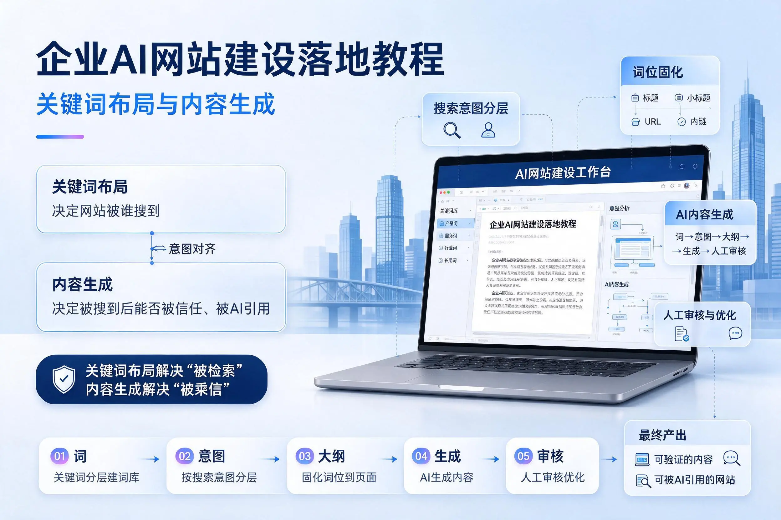 黑龙江企业AI网站建设落地教程：关键词布局与内容生成